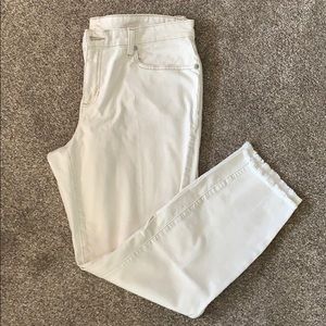 NWT Eileen Fischer Ankle Jean Cream - 14